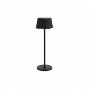 Lampe LED d&aelig;mpbar Georgina med magnetisk ladekabel sort