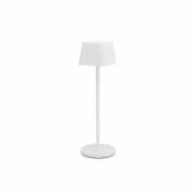 Lampe LED d&aelig;mpbar Georgina med magnetisk ladekabel hvid