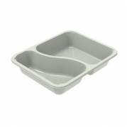 Bakke 2-rum C2227-2F rektangul&aelig;r L227xB178xH43mm 685/430ml CPET Evolve