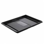 Bakke Zen Tapas 1-rum Rektangul&aelig;r 1134ml L320xB250xH20mm RPET Sort
