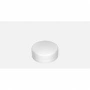 Låg Rund Ø38mm HDPE hvid 250 stk. 