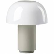 Lampe LED Zone Harvest Moon &Oslash;18xH22cm Varm Gr&aring;/Hvid