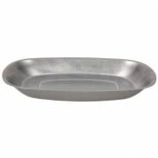 Fad Oval Tex Mex L25.5xB16.5xH2.8cm Rustfrit St&aring;l