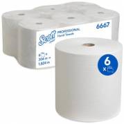 H&aring;ndkl&aelig;derulle Scott Airflex 1-lag 304 m Hvid