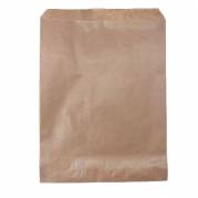Bagerpose 1.5kg Rektangul&aelig;r L200xB260+20mm Papir 40gr Brun