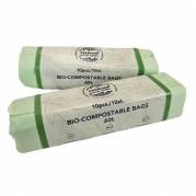 Sæk 60liter B600xL800 mm 20my PLA bionedbrydelig Standard Grøn