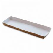 P&oslash;lsebakke XXL L332 x B90 x H20 mm med Kant Brun/Hvid