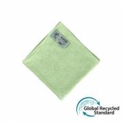 Microfiberklud Super Tentax 32x32cm Svanem&aelig;rket Gr&oslash;n 70% genanvendt
