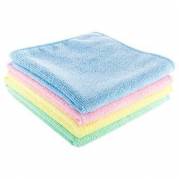 Microfiberklud Prime Source 40x40cm rød, 10 stk./pk
