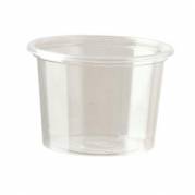 Dressingb&aelig;ger 100 ml &Oslash;70x47 mm Rundt PS Klar