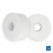 Toiletpapir Techline Jumbo Mini 2-lag &Oslash;19cm L180mxB9cm Nyfiber Hvid