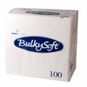 Serviet BulkySoft 33x33cm 2-lag Hvid, 20pk/100stk. 