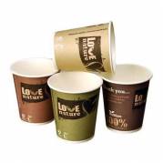 Kaffeb&Atilde;&brvbar;ger Pap/PLA 25 cl &Atilde;&tilde;80 mm Bioware bionedbrydelig