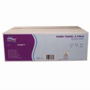 Håndklædeark Pristine Extra Soft Z-Fold 2-lag L24xB20.6xD8cm Nyfiber Hvid