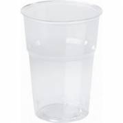 Plastglas 30 cl klar bionedbrydelig &Atilde;&tilde;95 mm PLA