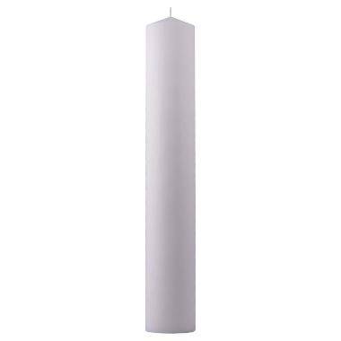 Alterlys &Oslash;70x460 mm Br&aelig;ndetid 122 timer Ren Stearin Hvid