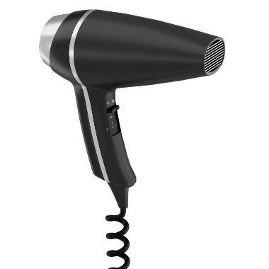 H&aring;rt&oslash;rrer Clipper 1400W 275x100x305mm  6 indstillinger Plast Sort
