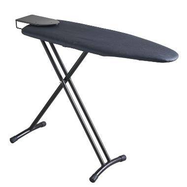 Strygebr&aelig;t 980x3400 mm Fiberpadding Lakeret st&aring;l Gr&aring;/Sort