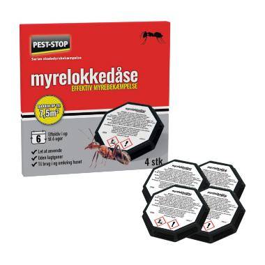 Insektbek&aelig;mpelse Myrelokked&aring;se Pest-Stop 4-pak Indend&oslash;rs/Udend&oslash;rs brug