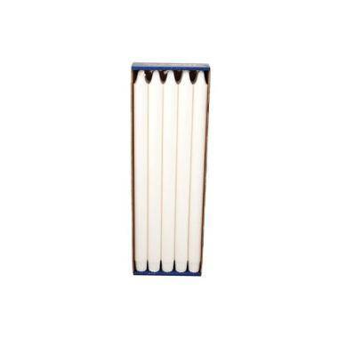 Kronelys &Oslash;22x350 mm Br&aelig;ndetid 14 timer Ren stearin Hvid