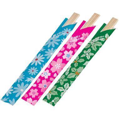 Spisepinde 2-pak 202 mm Tr&aelig; Mixed flowers pakning