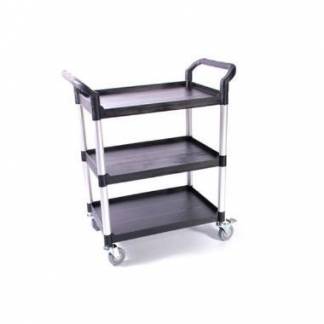 Serveringsvogn 85x48x100 cm 3 hylder Fiberfest Alu