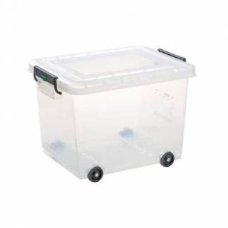Container Araven 60 ltr 53x40x38 mm med Hjul/L&aring;g PP