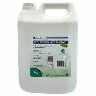T&oslash;jvask Skyllemiddel Prime Source Mild uden Parfume/Farve 5 ltr