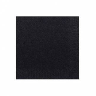Serviet 33x33 cm 2-lag Sort