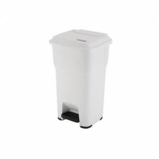 Pedalspand Hera 60 ltr Hvid