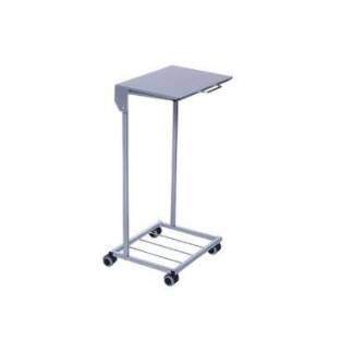 Affaldsstativ 100 ltr med L&aring;g S&oslash;lvfarvet