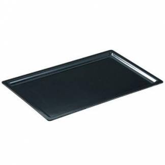 Fad 1/1 GN 53x32.5x2 cm Rektangul&aelig;r Melamin Sort