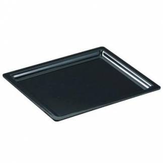 Fad 1/2 GN 32.3x26.3x2 cm Rektangul&aelig;r Melamin Sort