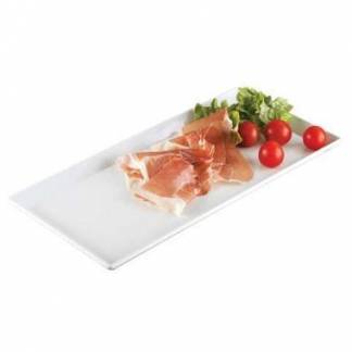 Fad 35x17x2 cm Rektangul&aelig;r Melamin Hvid