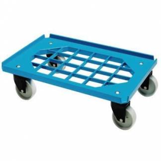 Tralle Mini Moove 60x40 cm med Gitterramme/4 hjul ABS/PP Bl&aring;
