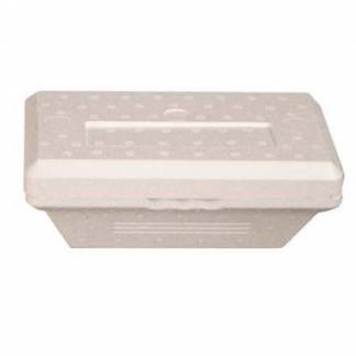 Isboks 1ltr termo/portionsboks L232xB134xH68mm Med L&oslash;st L&aring;g Hvid