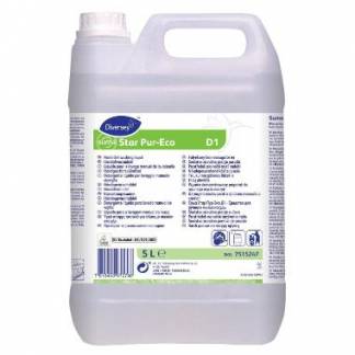 H&aring;ndopvask Suma Star Pur-Eco D1 Ecolabel uden Farve/Parfume 5 ltr