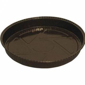 Kageform &oslash;170/181x35 mm pap med PET brun