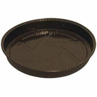 Kageform &oslash;199/206x27 mm pap med PET brun