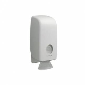 Dispenser Toiletpapir Kimberly Clark Aquarius i Ark Plast Hvid