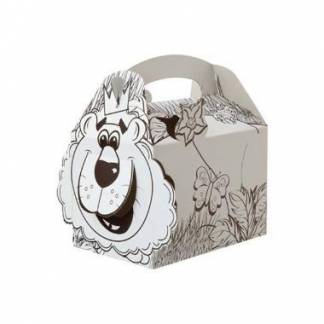 B&oslash;rnemenu&aelig;ske Jungle Lion til farvel&aelig;gning 152x100x102 mm