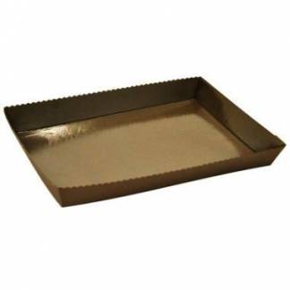 Kageform Easy Bake 280x380x45 mm Karton med PET Brun