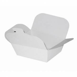 Kina&aelig;ske mellem 700 ml 89x109x65 mm Karton PE-Belagt Hvid
