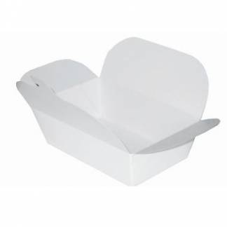 Kina&aelig;ske stor 1000 ml 100x165x65 mm Karton PE-Belagt Hvid