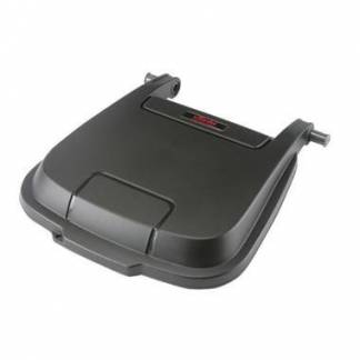 L&aring;g Atlas 590x440x110 mm Sort til 104481