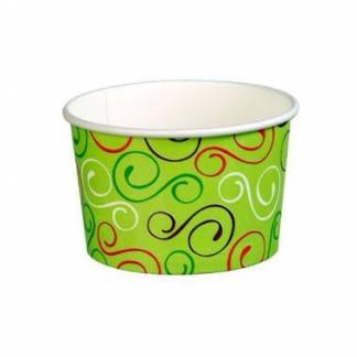 Isb&aelig;ger 230/260 ml 8 oz &Oslash;96x60 mm Pap Green twiddle