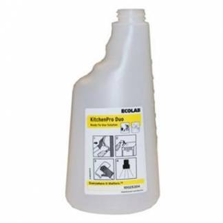 Flaske Tom Skum 650ml med Tryk uden Hoved Klar til KitchenPro Duo