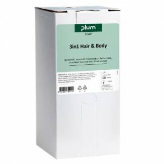 Cremes&aelig;be PLUM 3i1 Hair and Body bades&aelig;be til MultiPlum 2000 dispenser 1.4 ltr