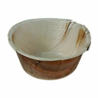 Sk&Atilde;&yen;l rund dyb &Atilde;&tilde;142 mm 500 ml Bionedbrydelig Palmeblad