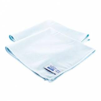 Microfiberklud Ultra Shine 40x40cm Svanem&aelig;rket bl&aring; til glasreng&oslash;ring